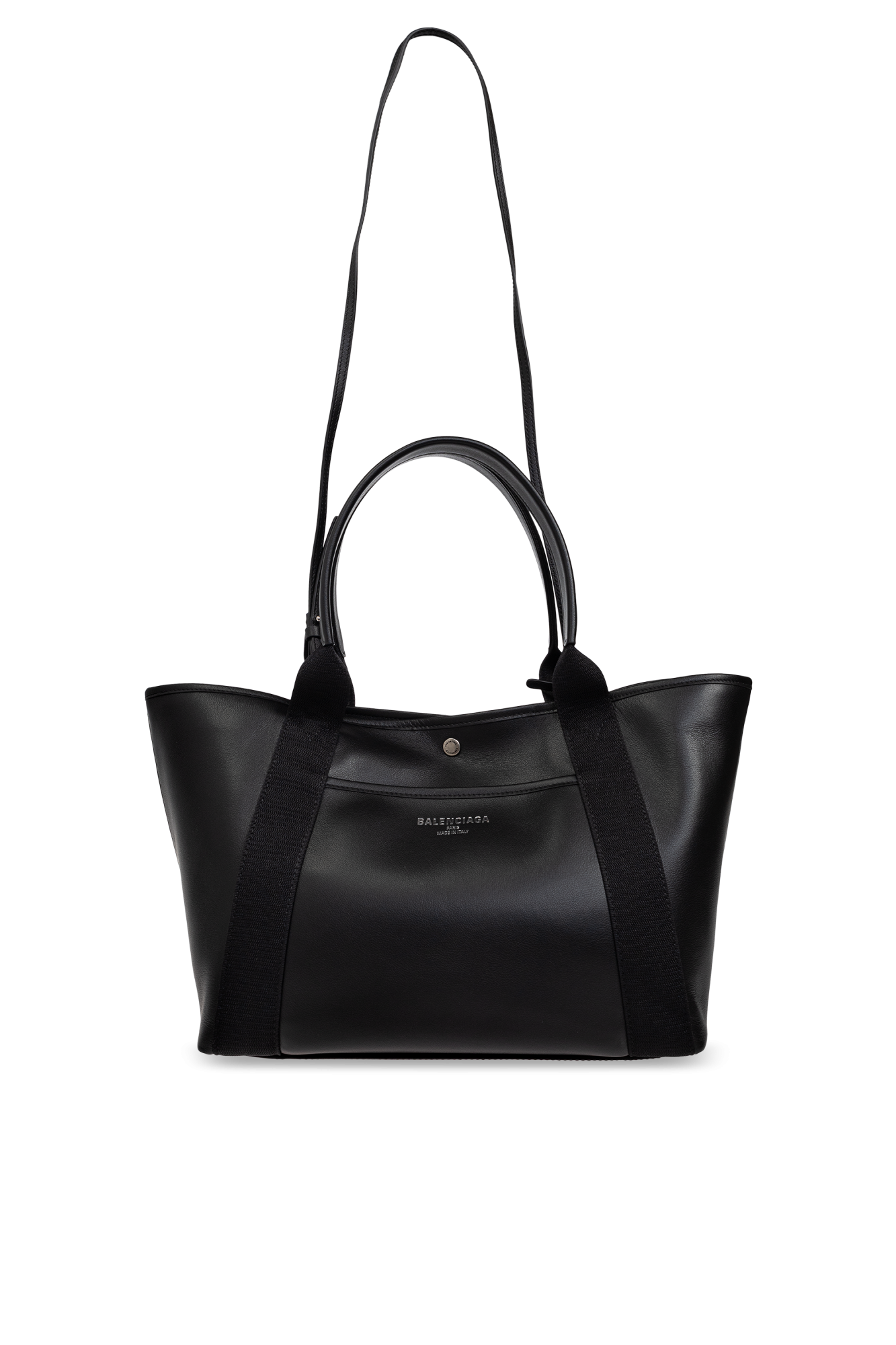 トートバッグ BALENCIAGA BLACK LEATHER BIARRITZ SHOPPING BAG Balenciaga Black Canvas Medium Biarritz Shopping Bag – LOZURI®